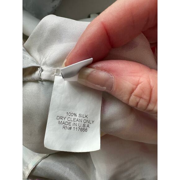 Thakoon White Floral Print Sleeveless Silk Sheath Mini Dress 6 - Picture 12 of 15